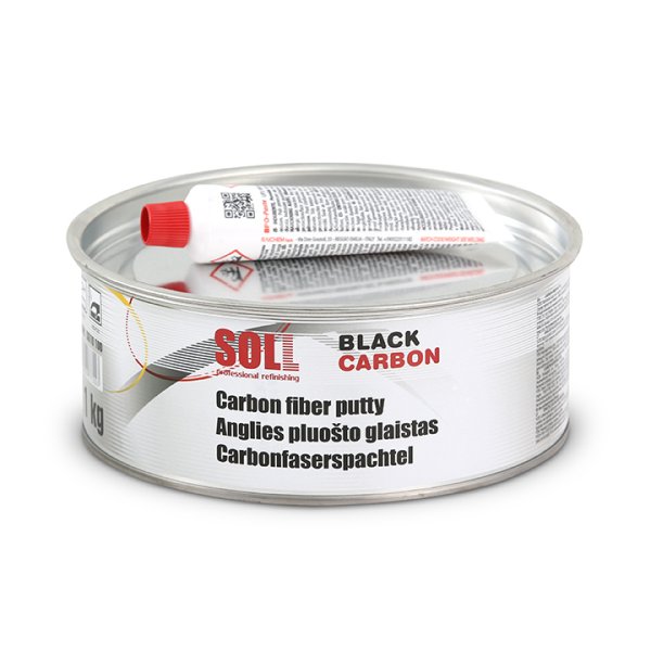 0,98 Kg Black Carbonspachtel plus 0,2 Kg Härter